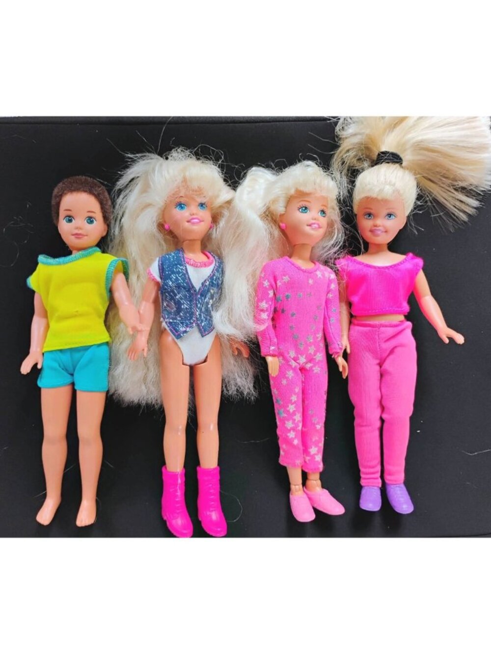 Mattel Barbie Little Sisters & Brother 4-Doll Bundle Lot Vintage
